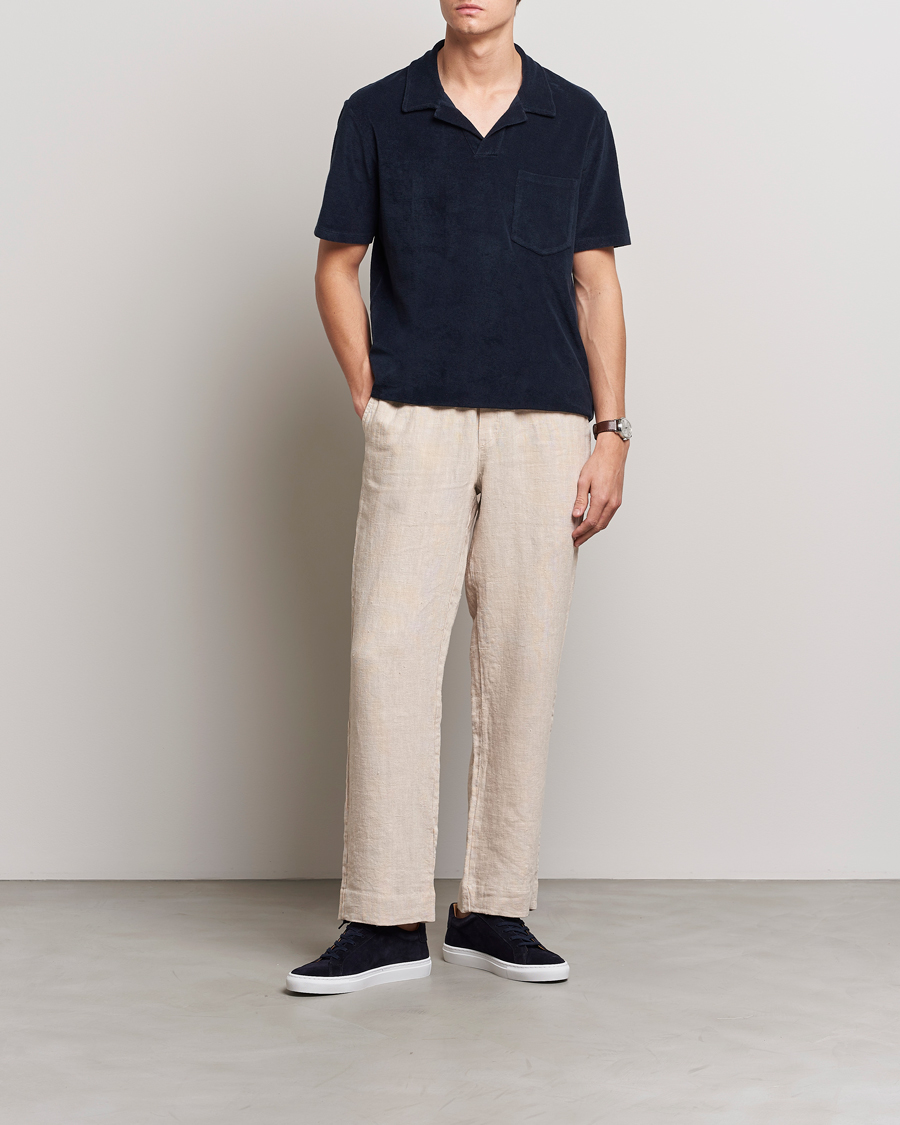 Herre | Pikéer | A Day's March | Terry Polo Navy