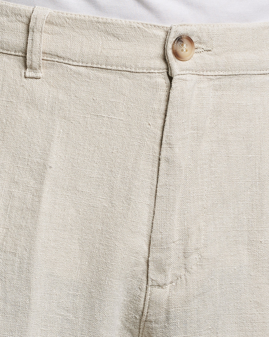 Herre | Bukser | A Day's March | Madu Linen Trouser Oyster