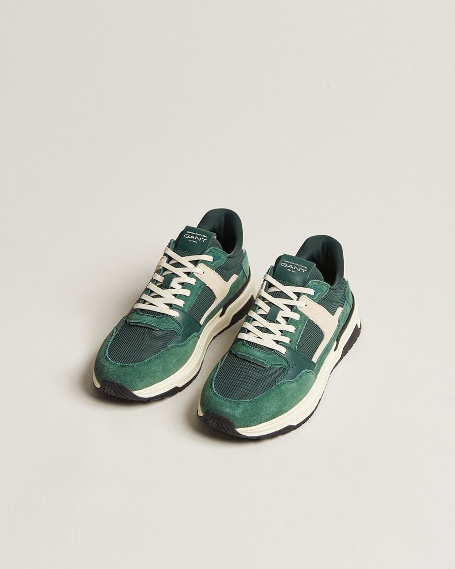 Herre |  | GANT | Jeuton Running Sneaker Tartan Green