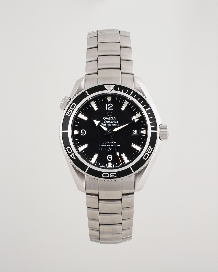Herre | Omega Pre-Owned Seamaster Planet Ocean 2201.50.00 Steel Black | Omega Pre-Owned | Seamaster Planet Ocean 2201.50.00 Steel Black
