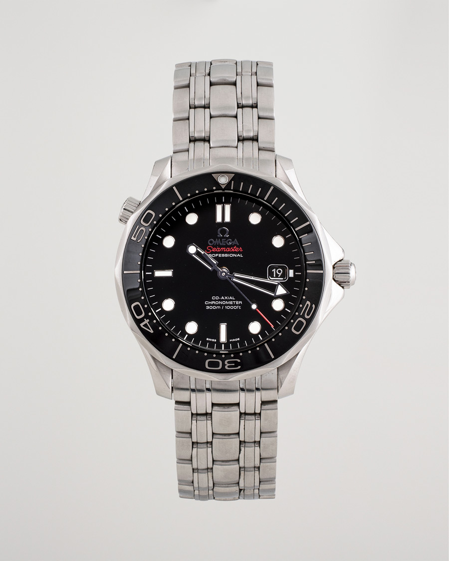 Herre | Omega Pre-Owned Seamaster Diver 300M 212.30.41.20.01.002 Steel Black | Omega Pre-Owned | Seamaster Diver 300M 212.30.41.20.01.002 Steel Black