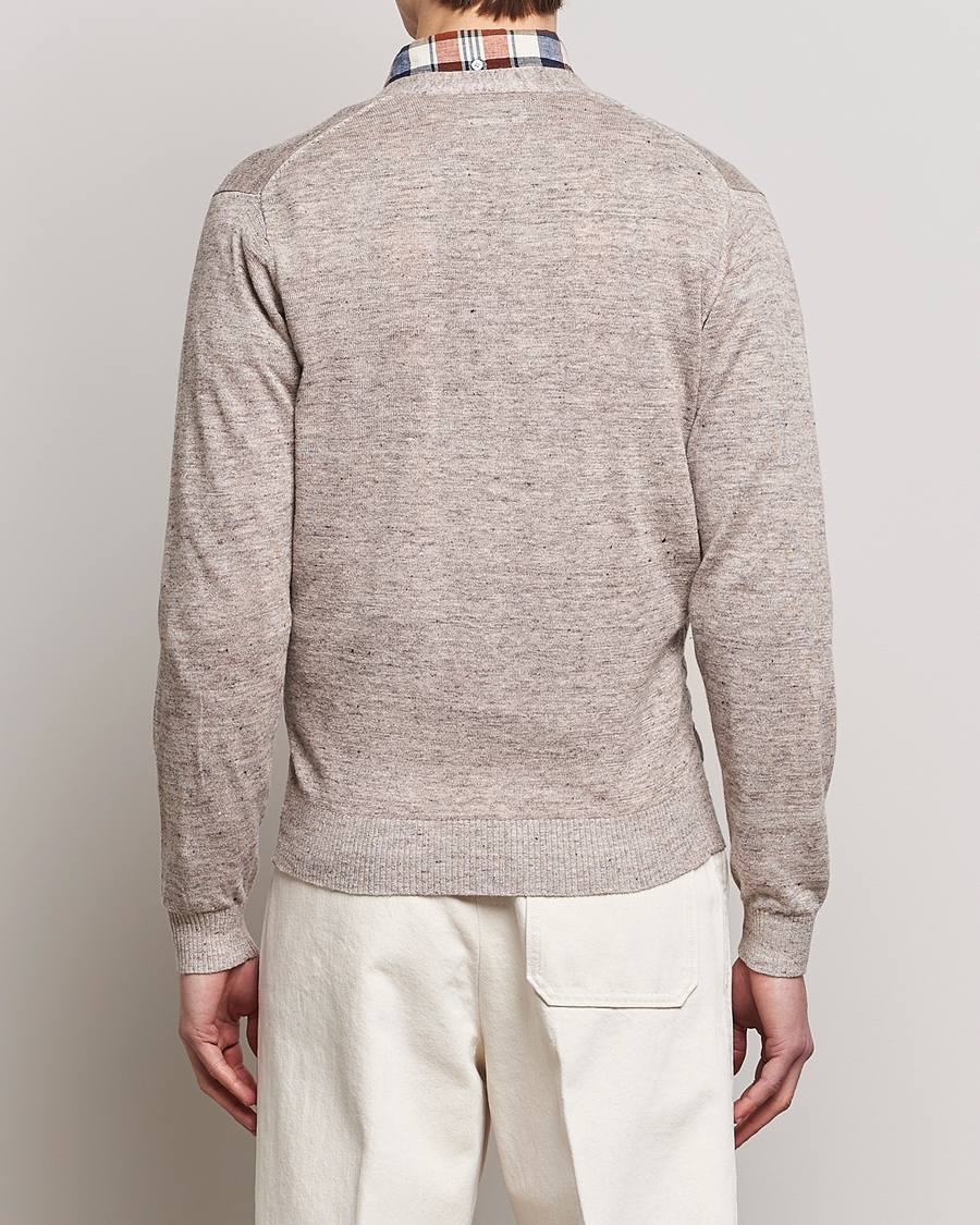Herre | Gensere | BEAMS PLUS | Linen Cardigan Beige