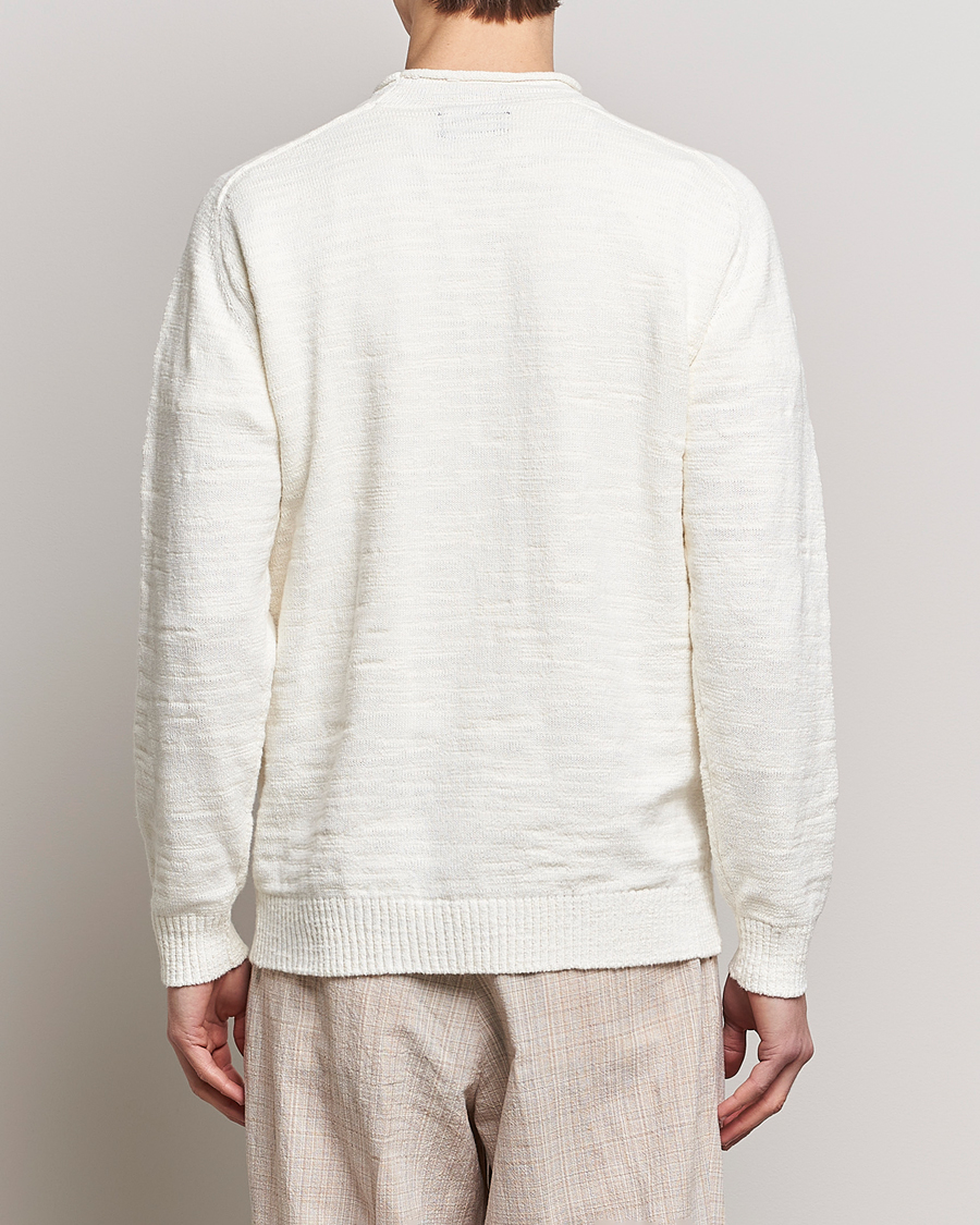 Herre | Gensere | BEAMS PLUS | Linen Crew Neck Sweater White