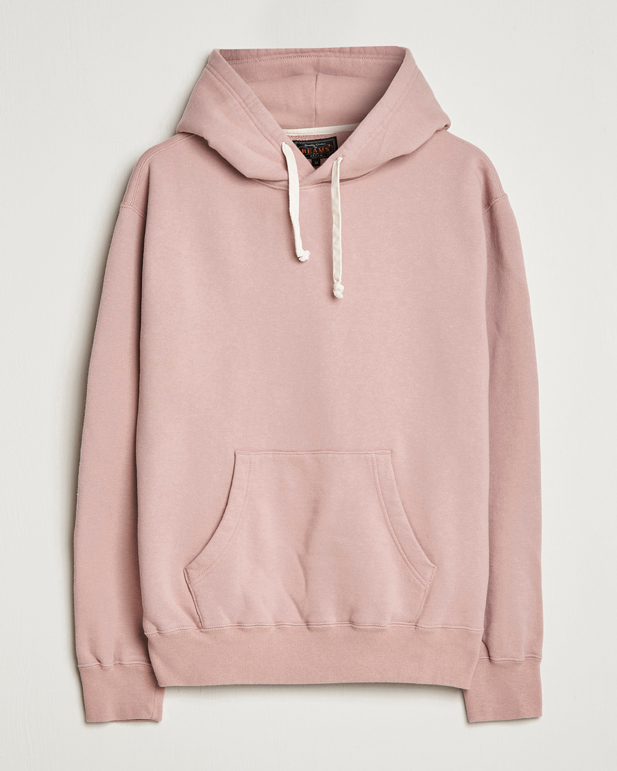 Herre | Gensere | BEAMS PLUS | Japanese Cotton Hoodie Pink