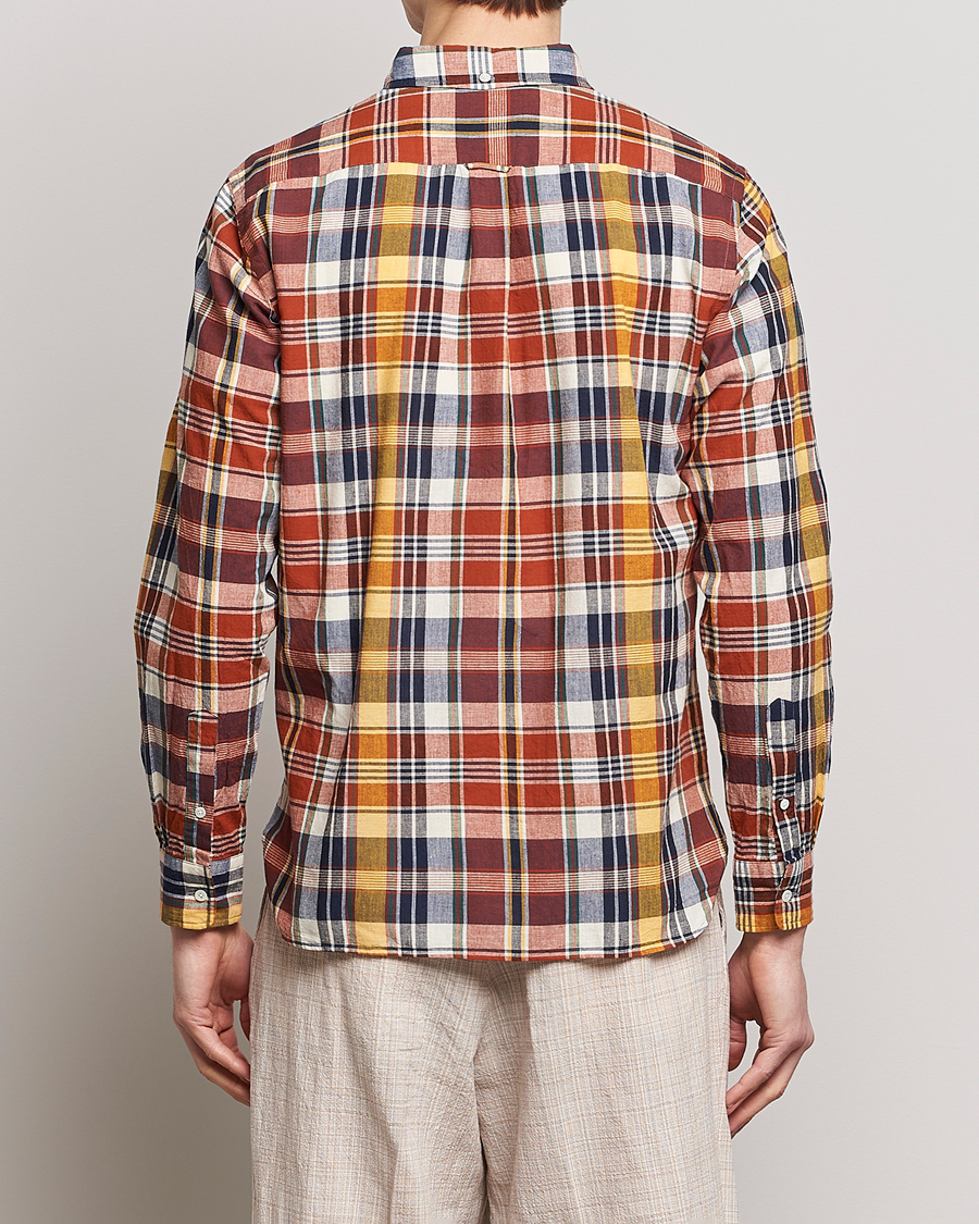 Herre | Skjorter | BEAMS PLUS | Indian Madras Button Down Shirt Brown Check