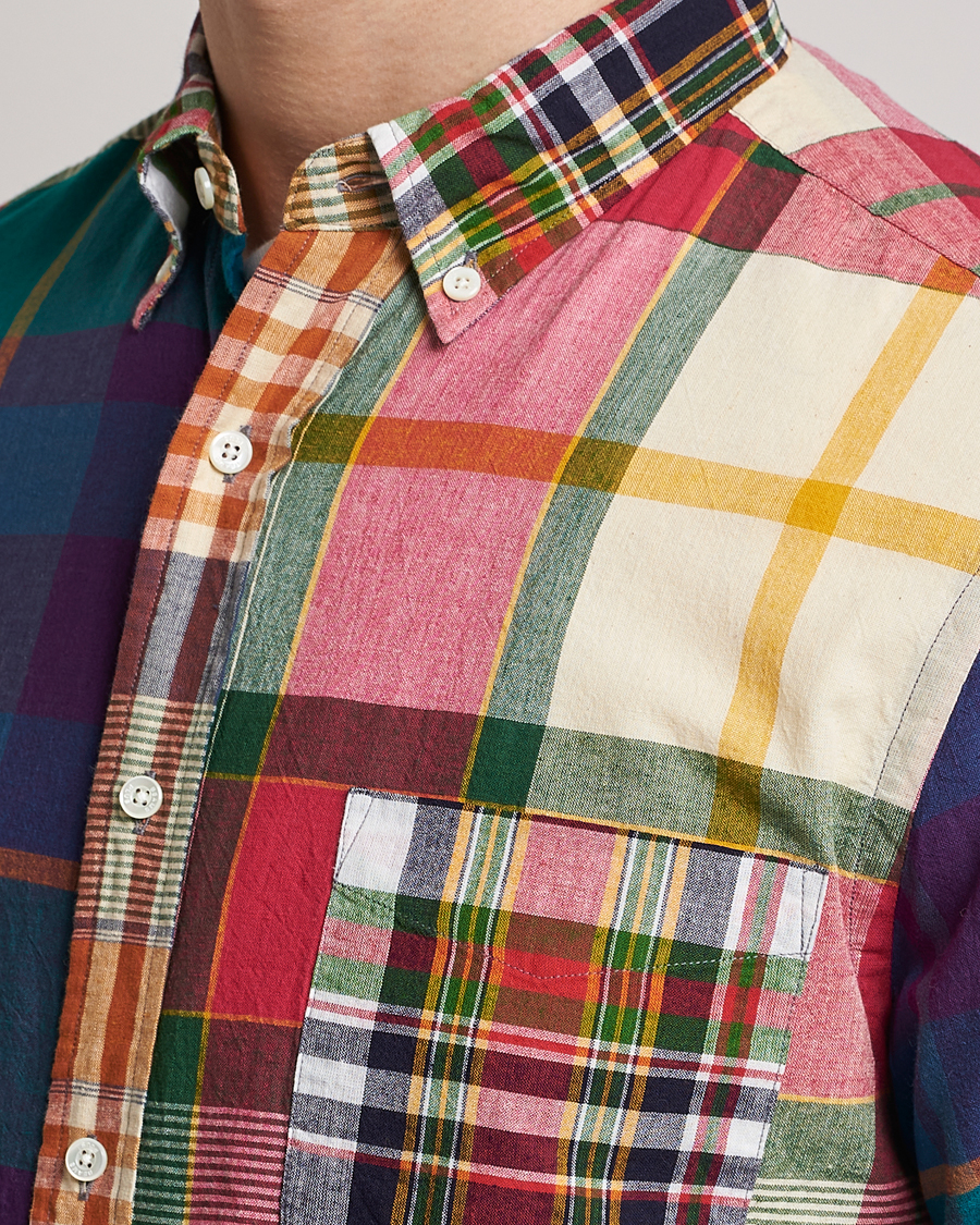 Herre | Skjorter | BEAMS PLUS | Indian Madras Button Down Shirt Multicolor