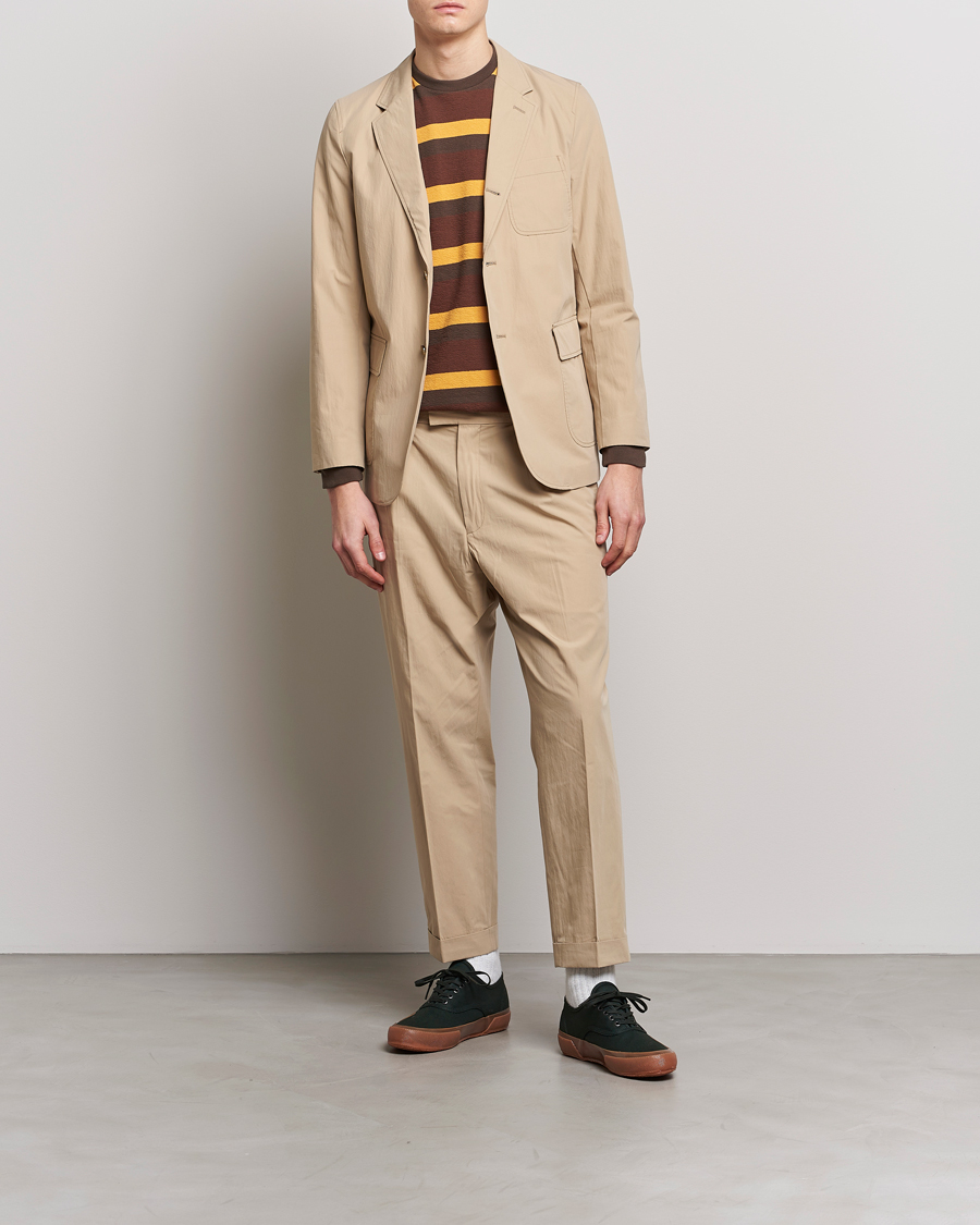 Herre | Dressjakker | BEAMS PLUS | Comfort Cloth Travel Jacket Beige