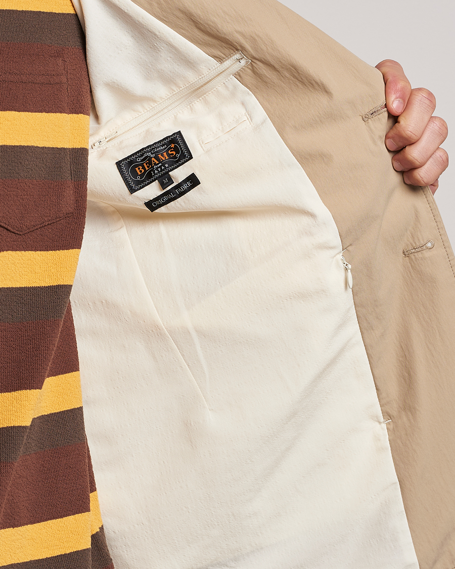 Herre | Dressjakker | BEAMS PLUS | Comfort Cloth Travel Jacket Beige