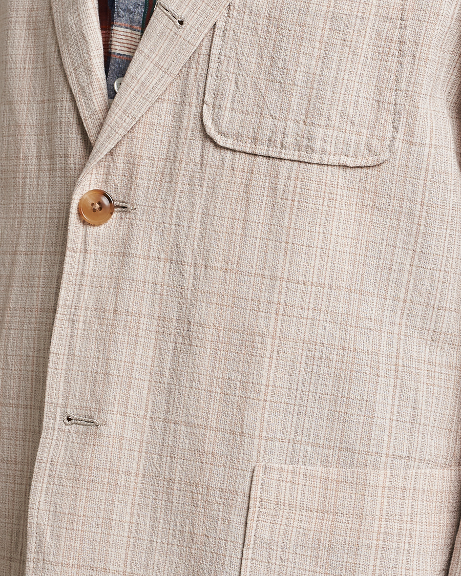 Herre | Dressjakker | BEAMS PLUS | Cotton/Linen Comfort Jacket Natural