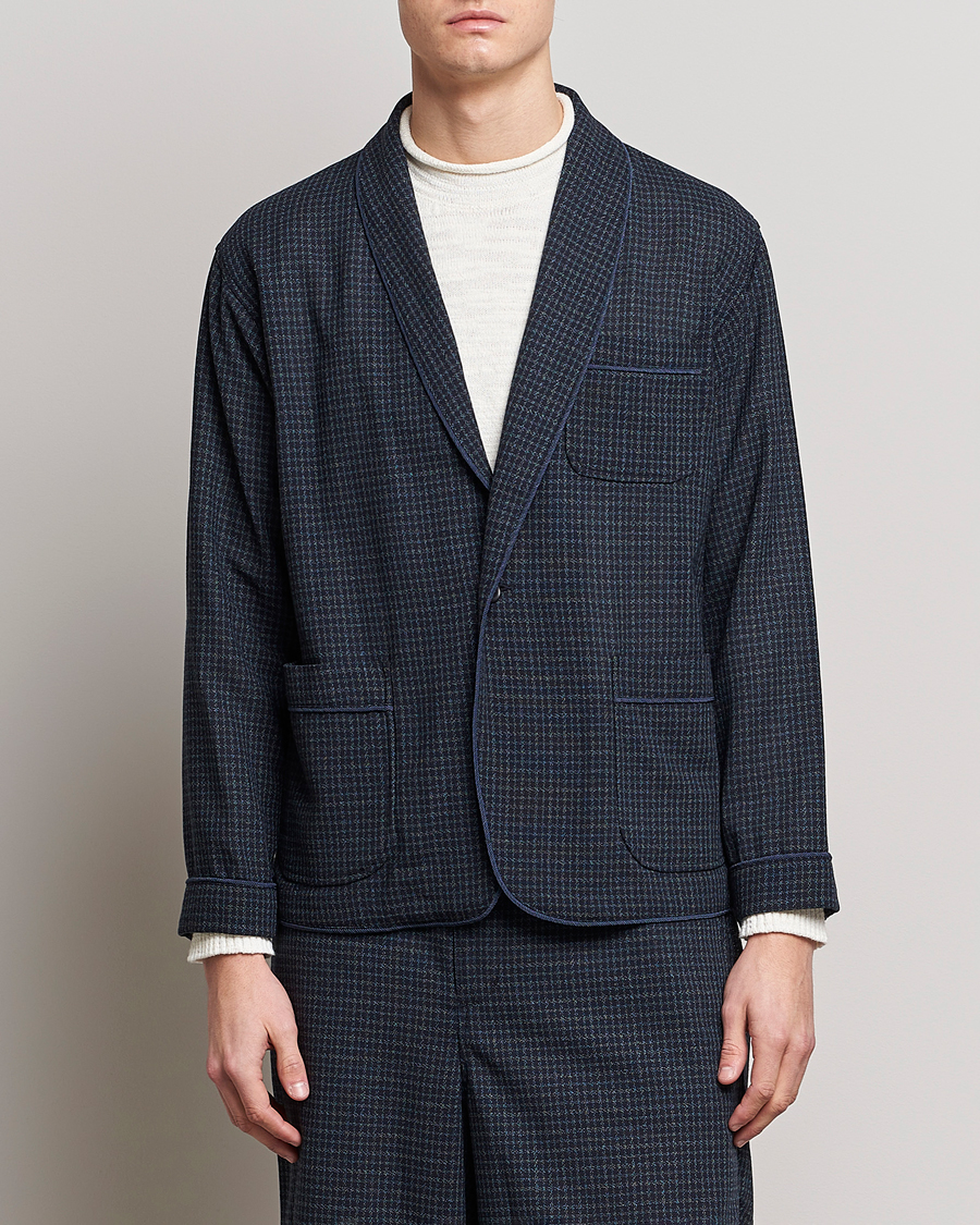 Herre | Dressjakker | BEAMS PLUS | Panama Smoking Jacket Navy