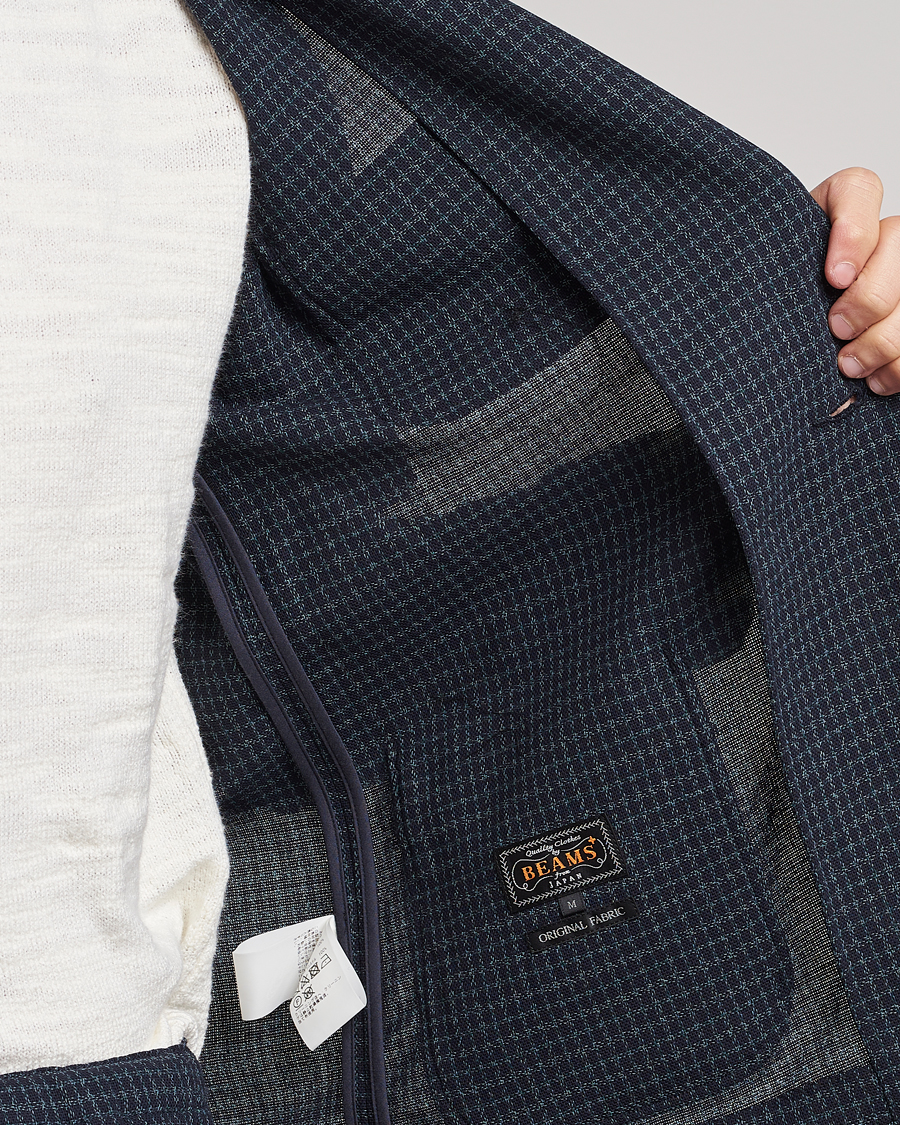 Herre | Dressjakker | BEAMS PLUS | Panama Smoking Jacket Navy