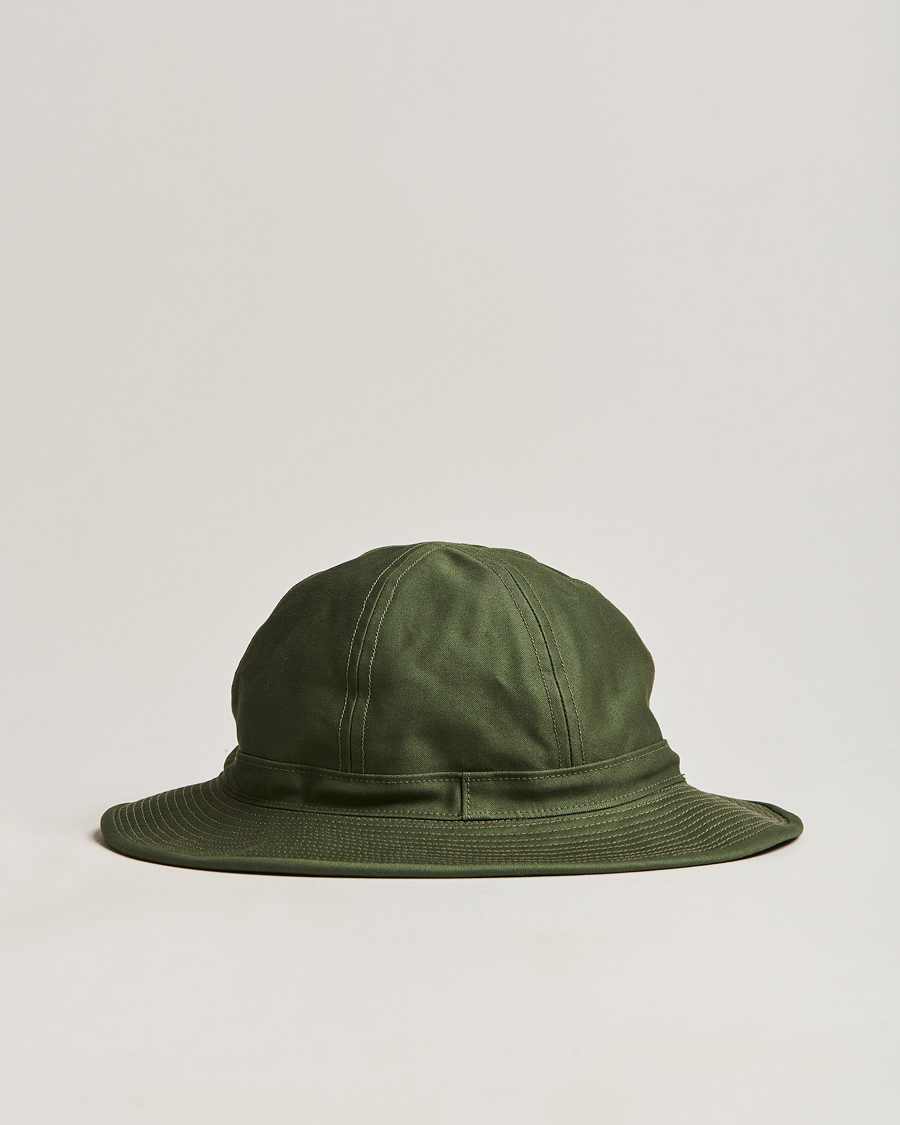 Herre | BEAMS PLUS MIL Cotton Hat Olive | BEAMS PLUS | MIL Cotton Hat Olive