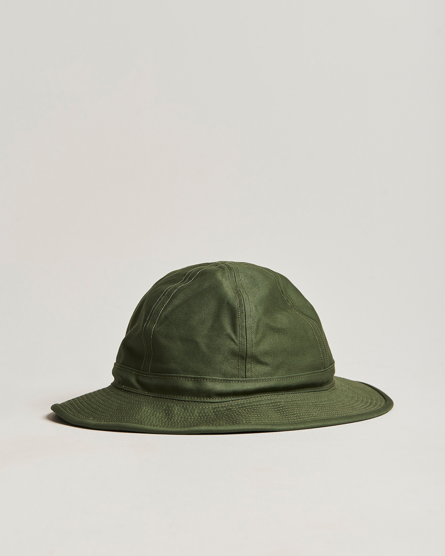 Herre | BEAMS PLUS MIL Cotton Hat Olive | BEAMS PLUS | MIL Cotton Hat Olive
