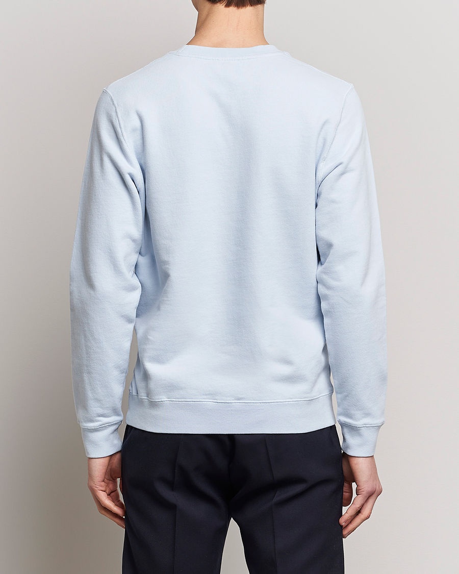 Herre | Gensere | Sunspel | Loopback Sweatshirt Pastel Blue