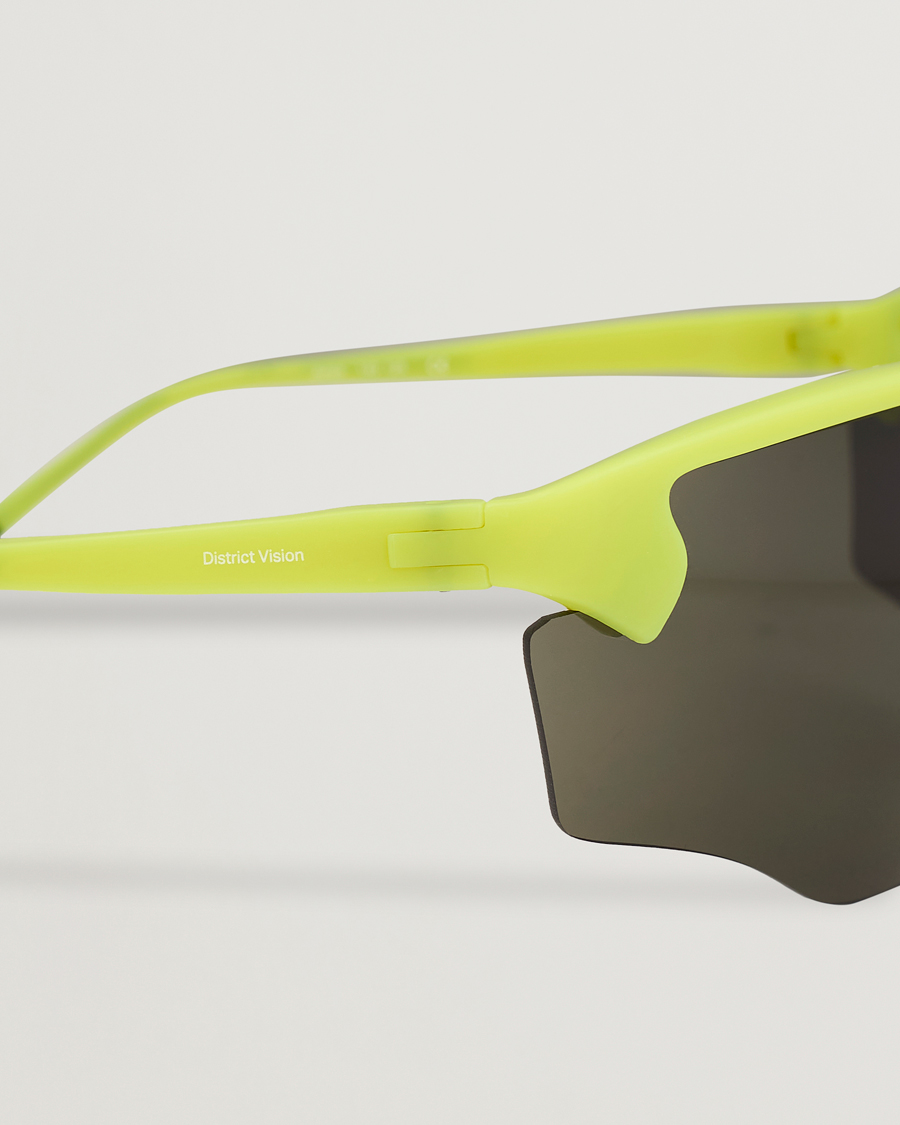 Herre | Solbriller | District Vision | Junya Racer Electric Green