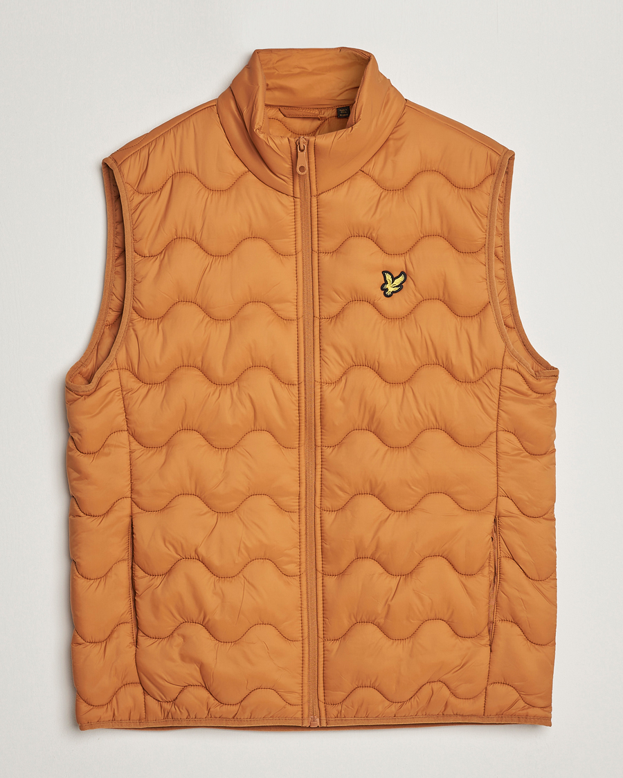 Herre | Vester | Lyle & Scott | Crest Quilted Gilet Vest Salt Burne