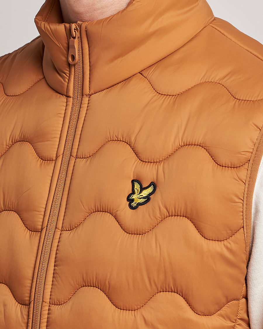 Herre | Vester | Lyle & Scott | Crest Quilted Gilet Vest Salt Burne