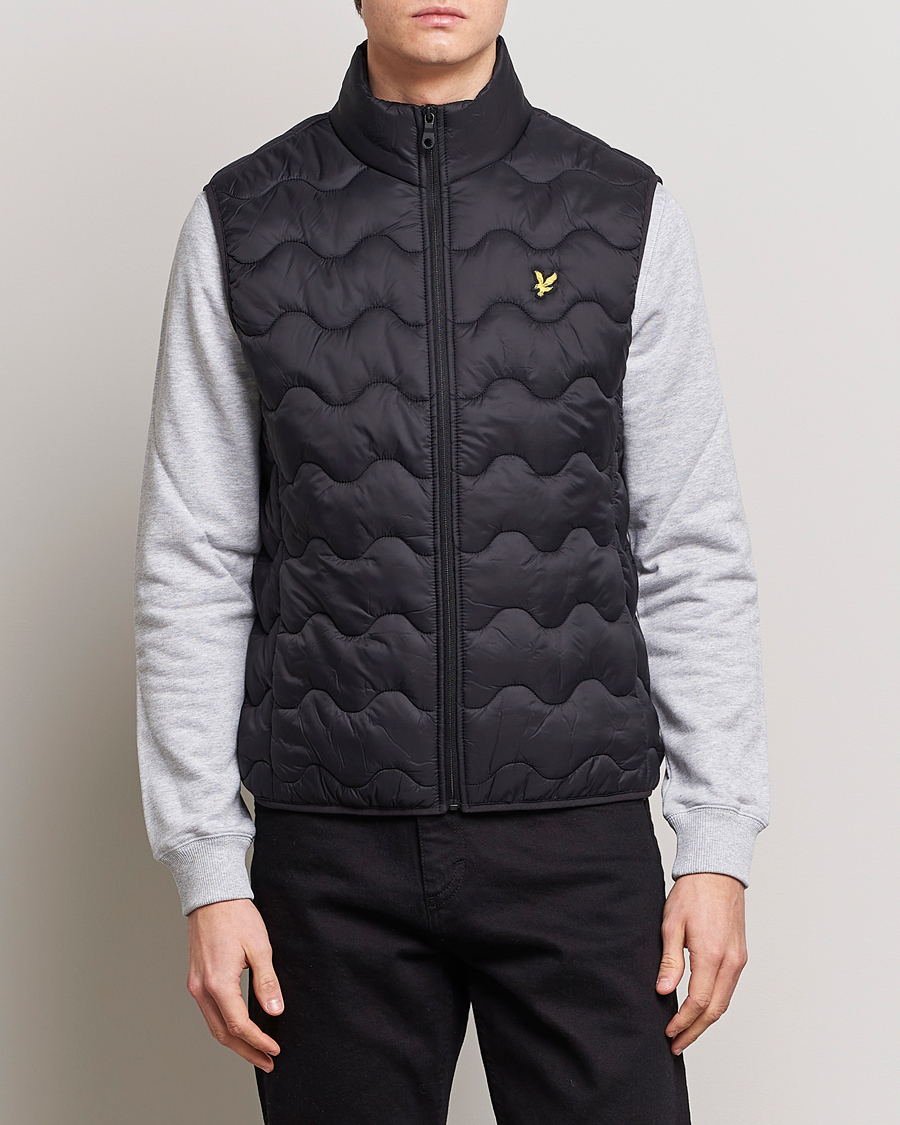 Herre |  | Lyle & Scott | Crest Quilted Gilet Vest Black