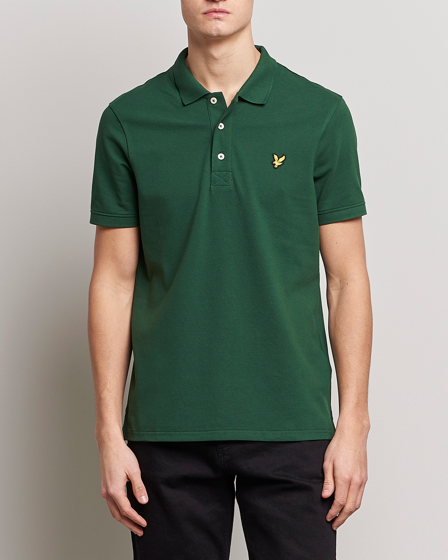 Herre |  | Lyle & Scott | Plain Pique Polo English Green