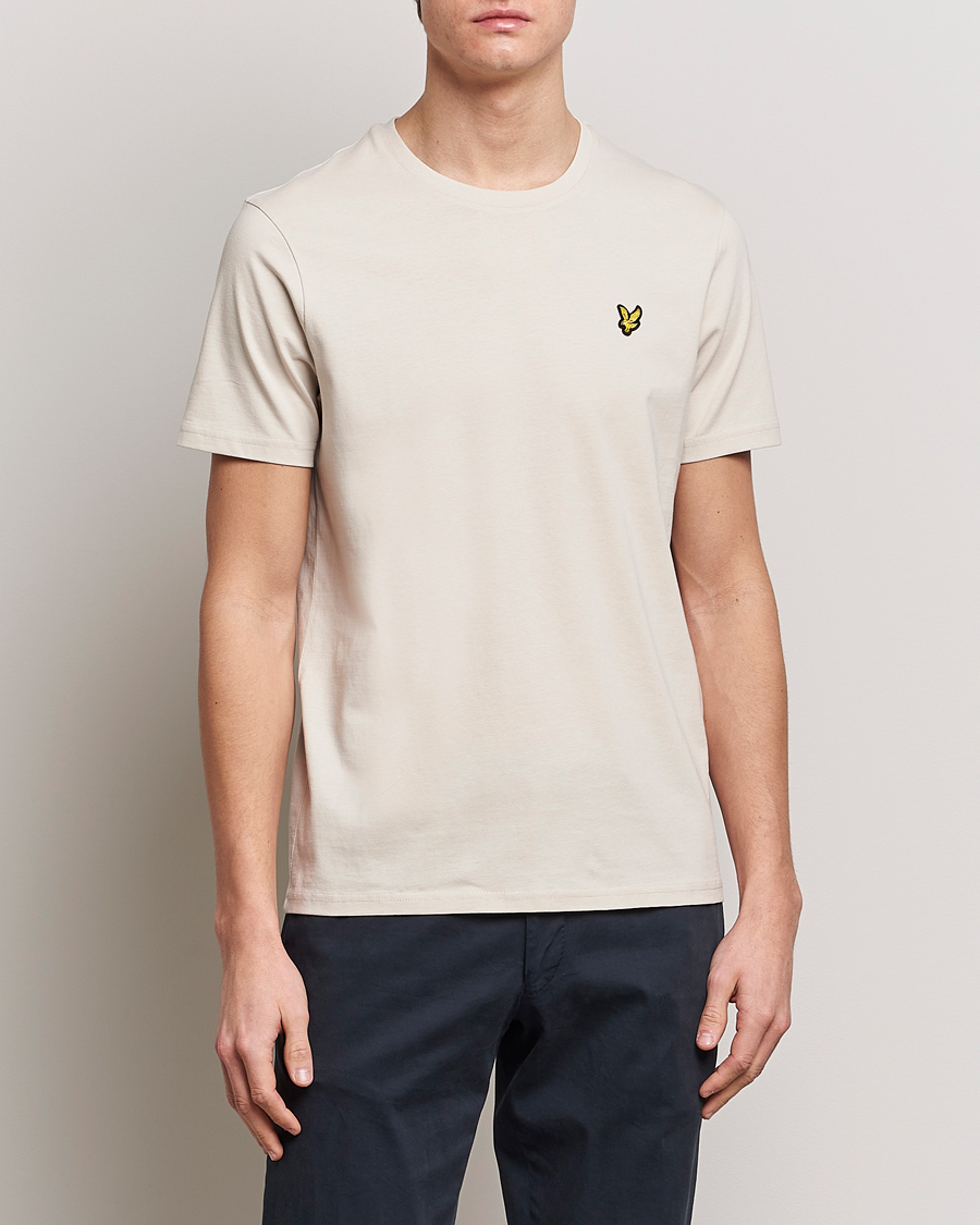 Herre | Lyle & Scott | Lyle & Scott | Crew Neck Organic Cotton T-Shirt Cove