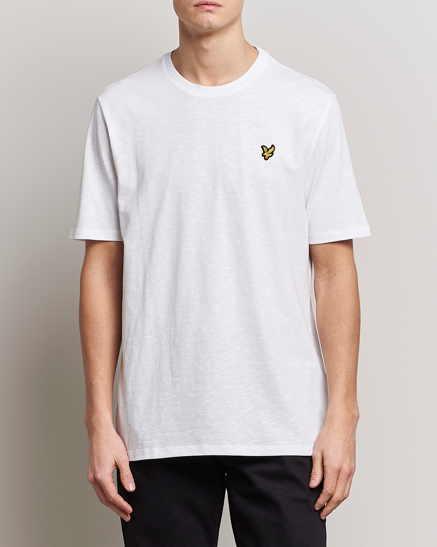 Herre | Hvite t-shirts | Lyle & Scott | Slub T-Shirt White
