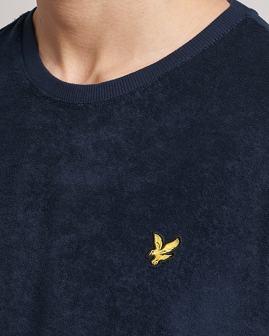 Herre | T-Shirts | Lyle & Scott | Terry T-Shirt Dark Navy