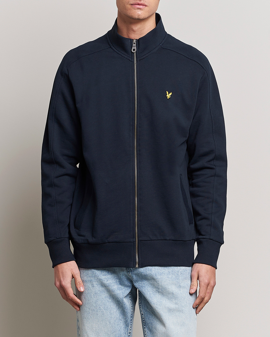 Herre | Gensere | Lyle & Scott | Track Full Zip Sweater Dark Navy