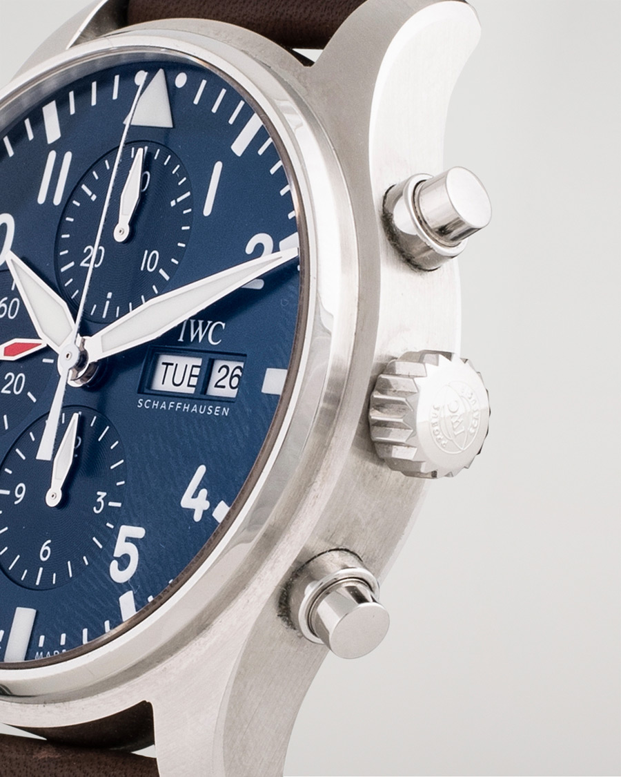 Herre | Pre-Owned & Vintage Watches | IWC Pre-Owned | Le Petit Prince Chronograph IW377714 Steel Blue