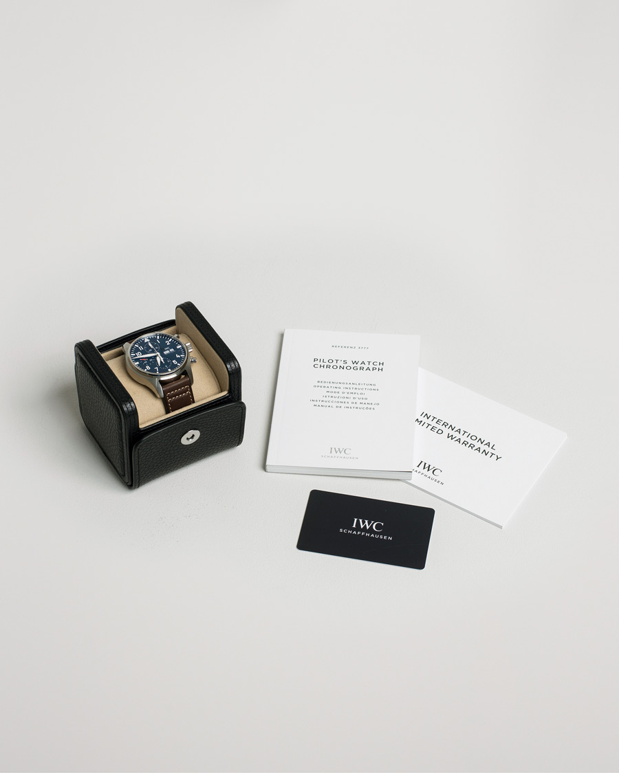 Herre | Pre-Owned & Vintage Watches | IWC Pre-Owned | Le Petit Prince Chronograph IW377714 Steel Blue