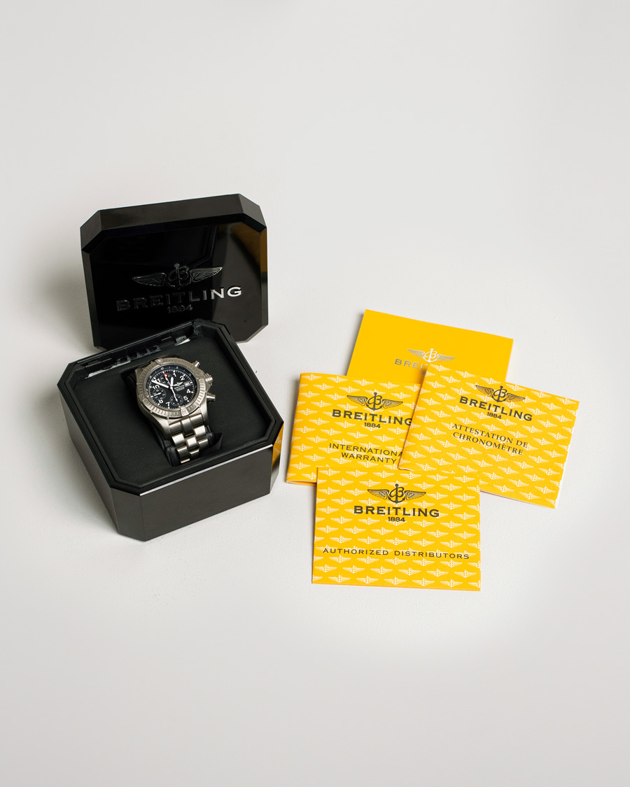 Herre | Pre-Owned & Vintage Watches | Breitling Pre-Owned | AvengerM1 E73360 Titan Blue