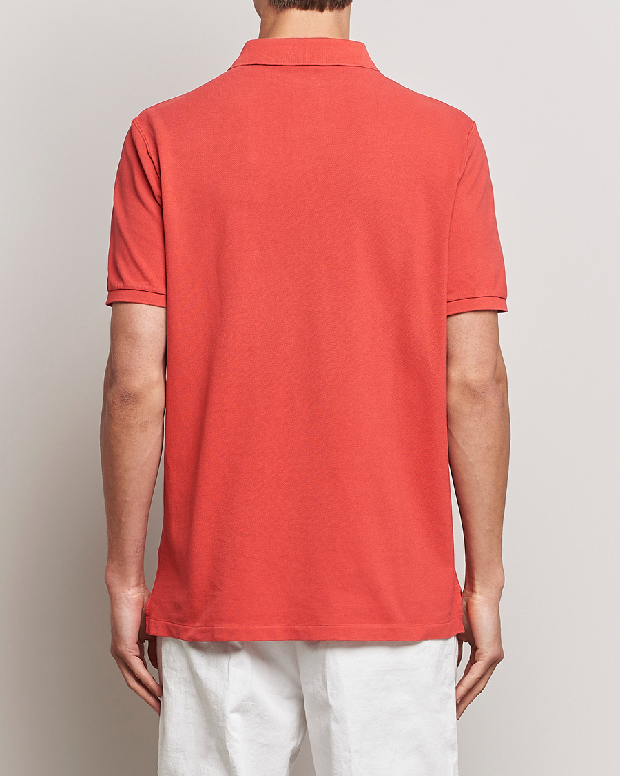 Herre | Pikéer | Polo Ralph Lauren | Classic Fit Flag Polo Evening Post Red