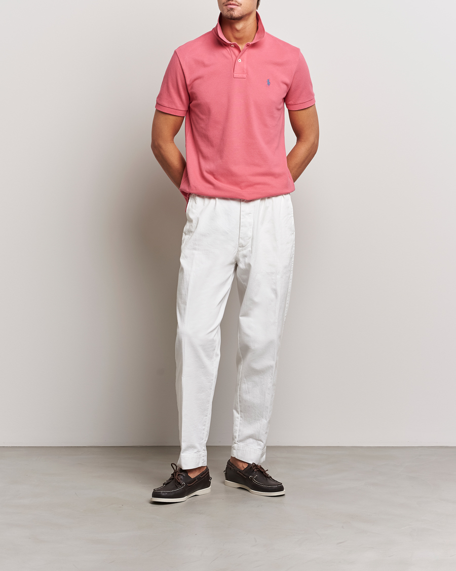 Herre | Pikéer | Polo Ralph Lauren | Custom Slim Fit Polo Red Sky