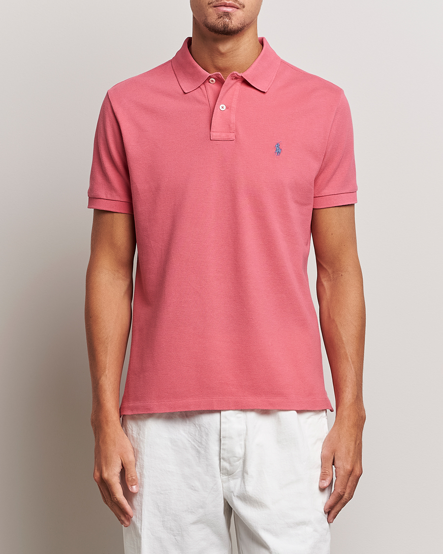 Herre | Pikéer | Polo Ralph Lauren | Custom Slim Fit Polo Red Sky