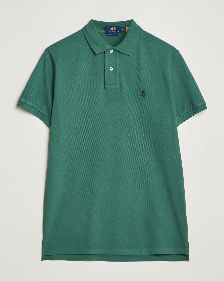 Herre | Pikéer | Polo Ralph Lauren | Custom Slim Fit Polo Washed Forest