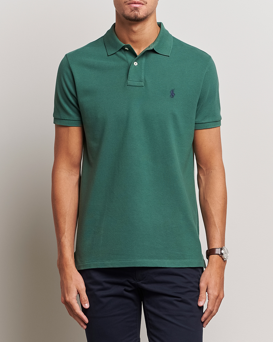 Herre | Pikéer | Polo Ralph Lauren | Custom Slim Fit Polo Washed Forest