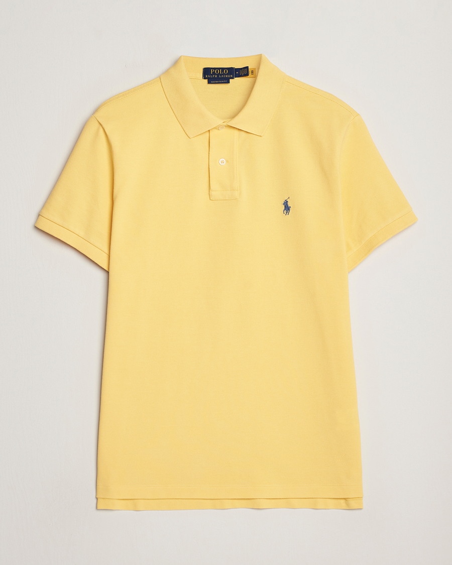 Herre | Pikéer | Polo Ralph Lauren | Custom Slim Fit Polo Fall Yellow