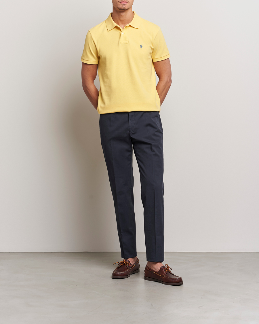 Herre | Pikéer | Polo Ralph Lauren | Custom Slim Fit Polo Fall Yellow
