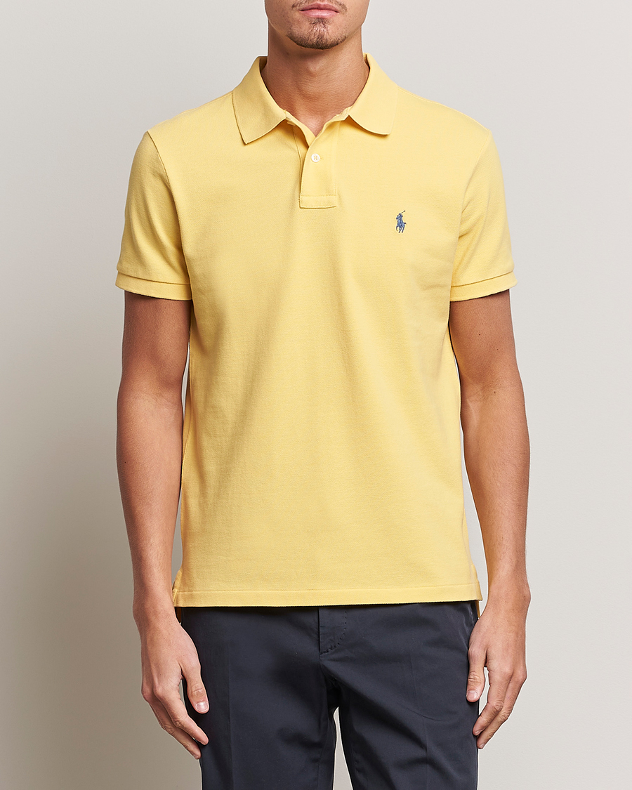 Herre | Pikéer | Polo Ralph Lauren | Custom Slim Fit Polo Fall Yellow