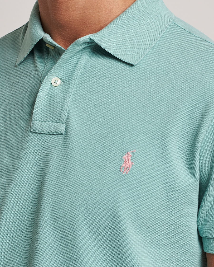 Herre | Pikéer | Polo Ralph Lauren | Custom Slim Fit Polo Essex Green