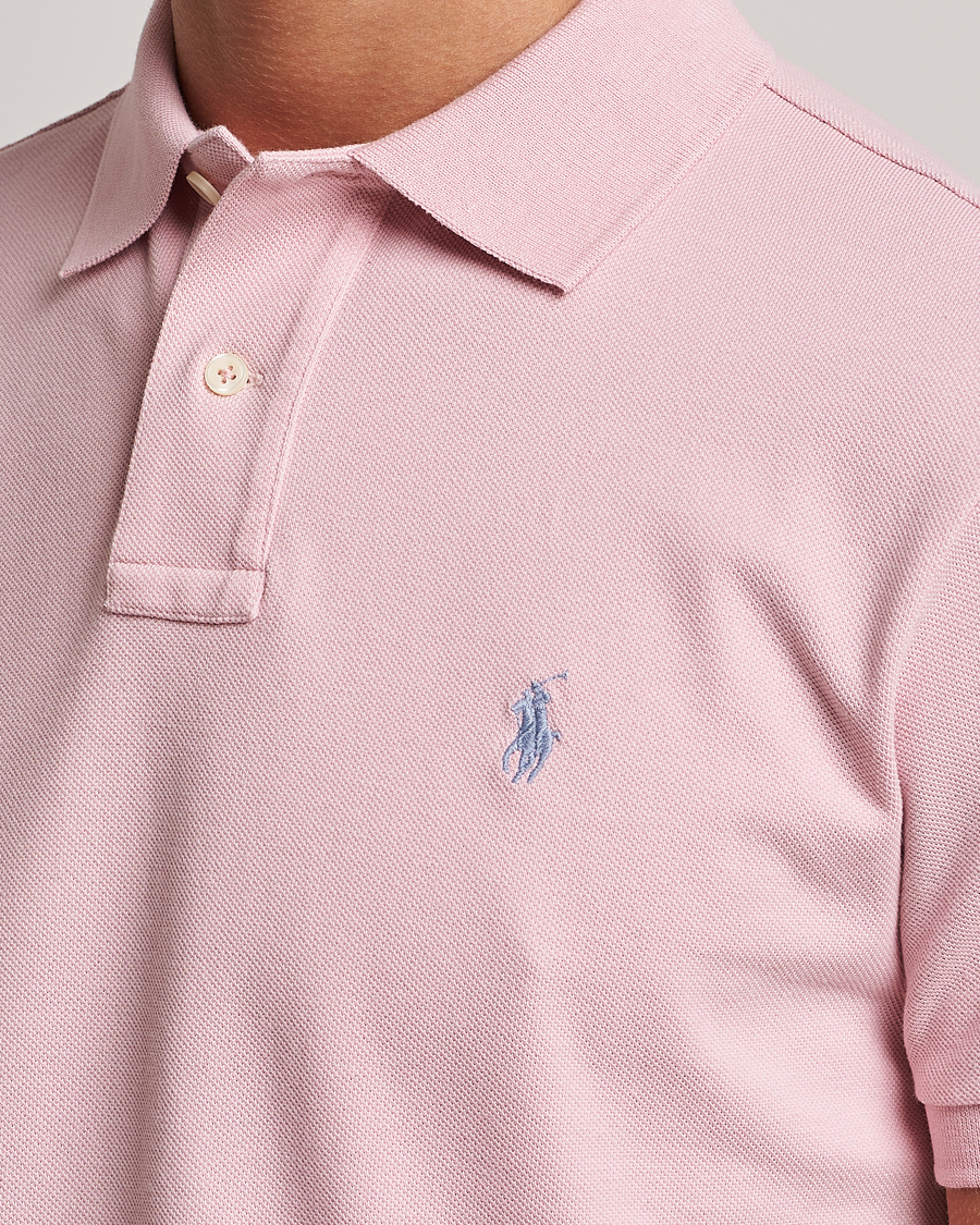 Herre | Pikéer | Polo Ralph Lauren | Custom Slim Fit Polo Chino Pink