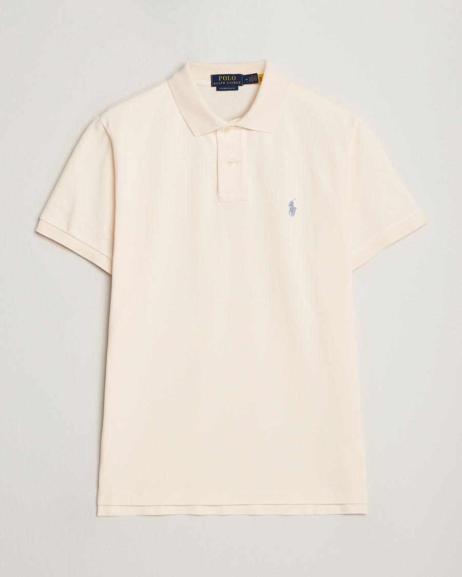 Herre | Pikéer | Polo Ralph Lauren | Custom Slim Fit Polo Guide Cream