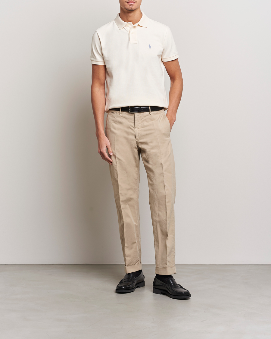 Herre | Pikéer | Polo Ralph Lauren | Custom Slim Fit Polo Guide Cream