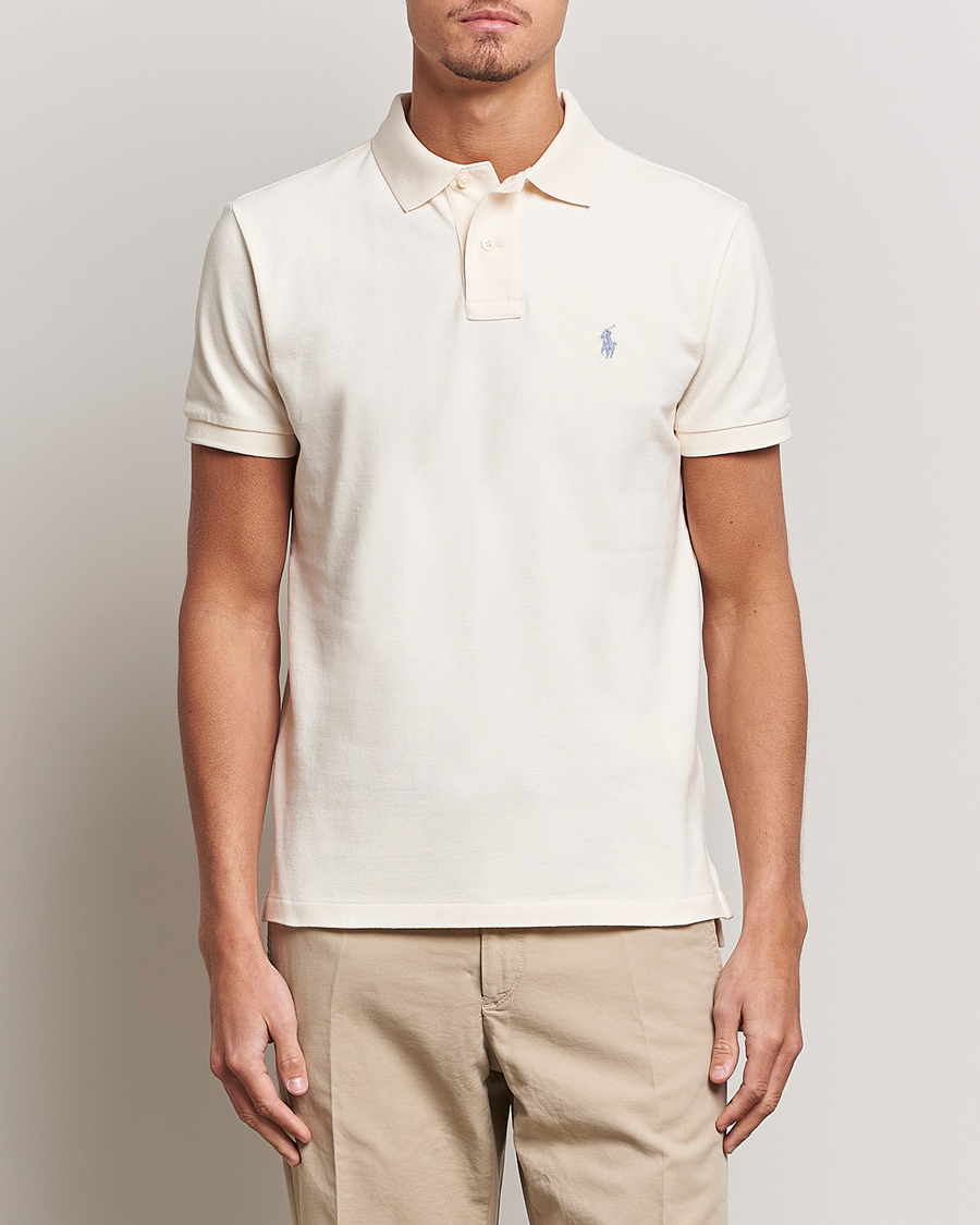 Herre | Pikéer | Polo Ralph Lauren | Custom Slim Fit Polo Guide Cream