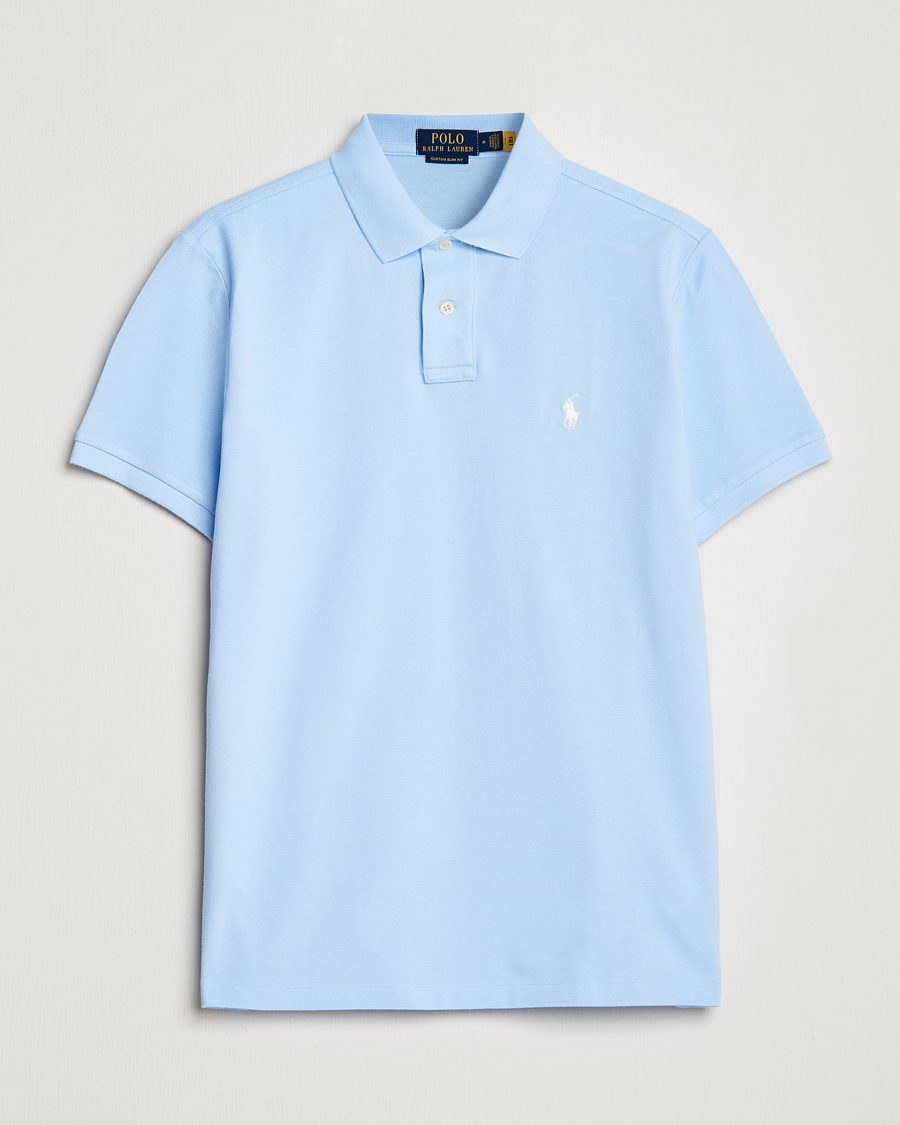 Herre | Pikéer | Polo Ralph Lauren | Custom Slim Fit Polo Office Blue