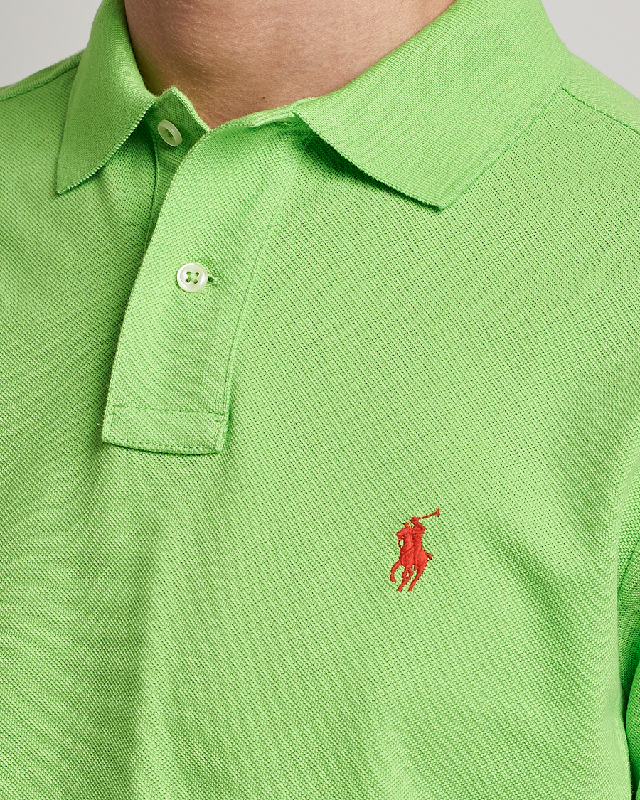 Herre | Pikéer | Polo Ralph Lauren | Custom Slim Fit Polo Kiwi Lime
