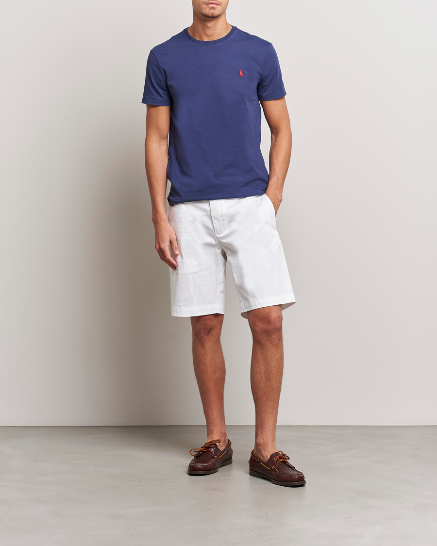 Herre | T-Shirts | Polo Ralph Lauren | Crew Neck T-Shirt Boathouse Navy