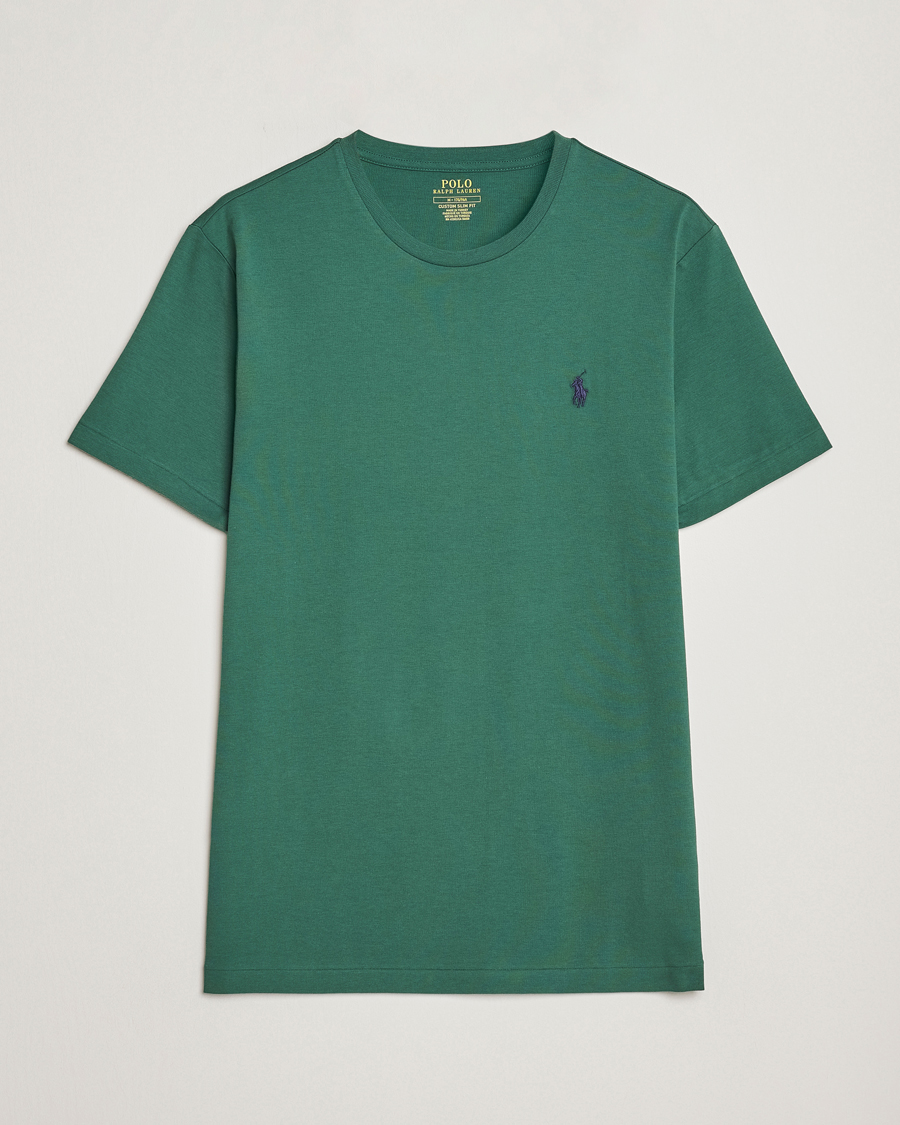 Herre | T-Shirts | Polo Ralph Lauren | Crew Neck T-Shirt Washed Forest