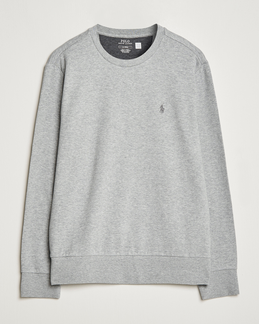 Herre | Gensere | Polo Ralph Lauren | Double Knitted Jersey Sweatshirt Andover Heather