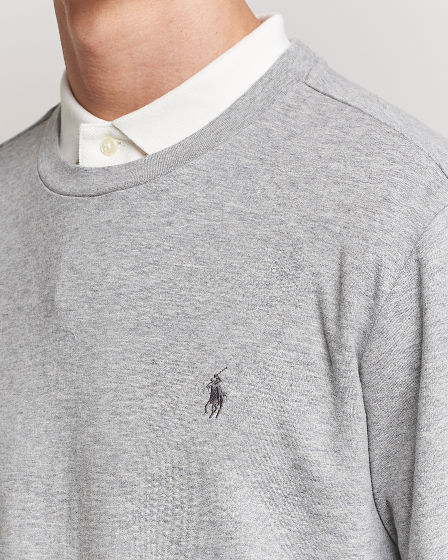Herre | Gensere | Polo Ralph Lauren | Double Knitted Jersey Sweatshirt Andover Heather