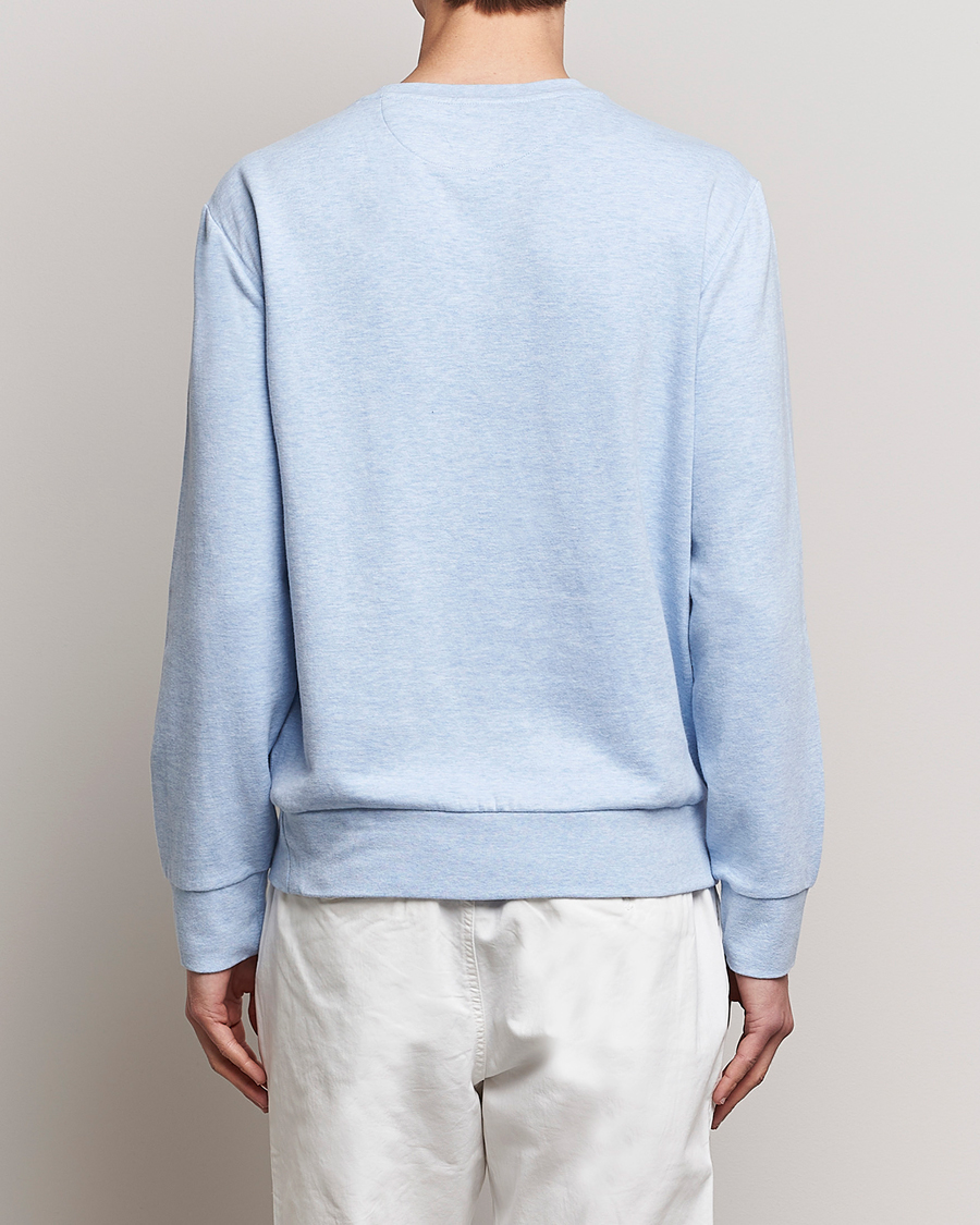 Herre | Gensere | Polo Ralph Lauren | Double Knitted Jersey Sweatshirt Elite Blue Heather
